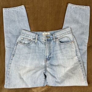 Madewell Perfect Summer Jean High Rise Straight Leg Women’s 28 Light Wash C2819